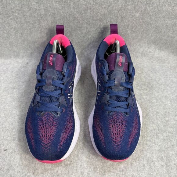 Asics Women's Athletic Shoes - Navy and Pink - Picture 3 of 9